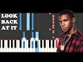 A Boogie Wit Da Hoodie - Look Back At It (Piano Tutorial)