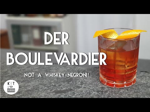 Boulevardier Cocktail - kein Whiskey-Negroni aber ein lang vergessener Klassiker!