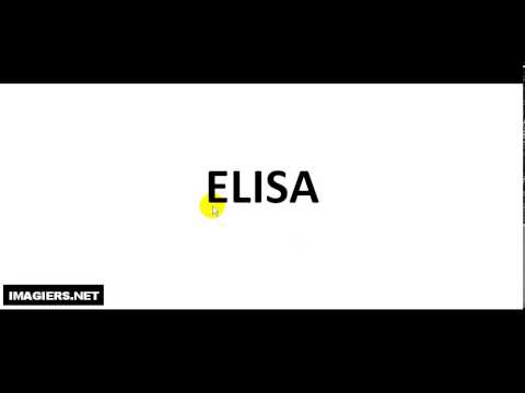 How To Pronounce French Christian Name = ELISA