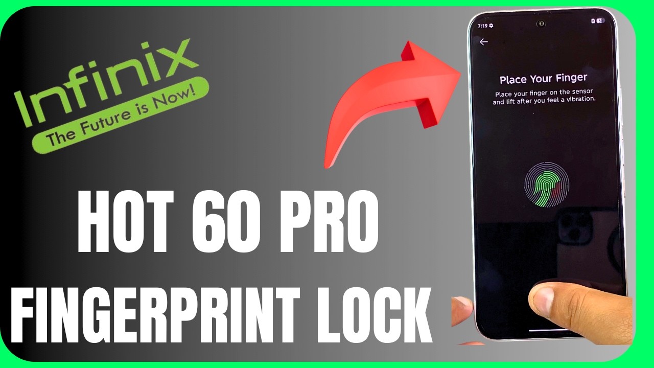 🔐 How to Register Fingerprint on Infinix Hot 60 Pro | Security Setup 😱📱