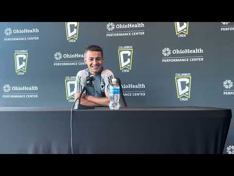 Columbus Crew's Alex Matan talks playing midfield, defensive set pieces against LAFC