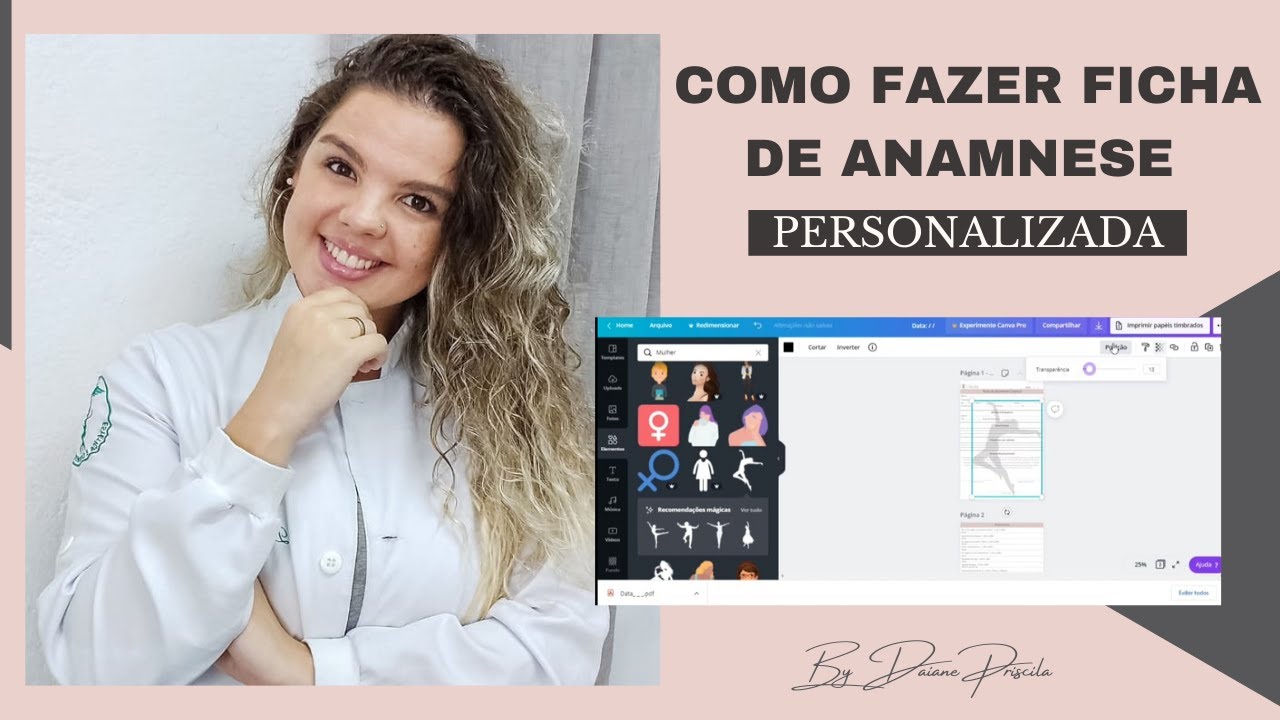 COMO FAZER FICHA DE ANAMNESE - PERSONALIZADA