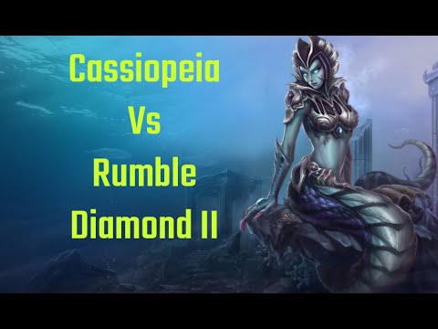 Cassiopeia is FREE ELO | Cassiopeia vs Rumble gameplay
