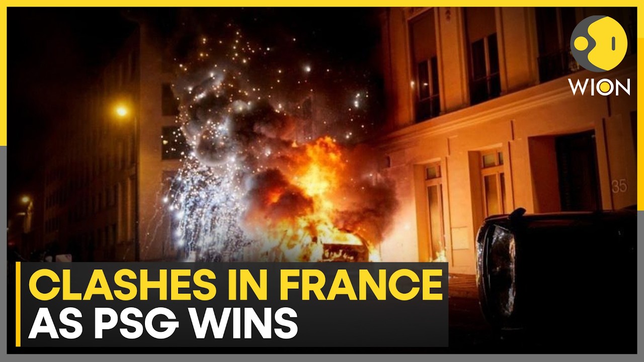 PSG Victory Triggers Violent Riots Across Paris Streets | WION NEWS