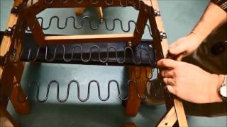 Upholstery Basics: Step by Step Installing Zig Zag Springs