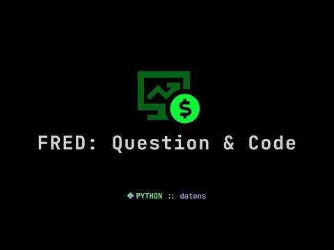 Datons Stories #8 - FRED | Inflation vs Unemployment | Phillips Curve Linear Regression