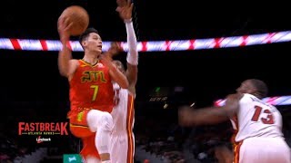 Jeremy Lin Highlights - Heat at Hawks 1/6/19