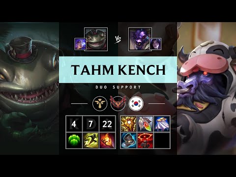 Tahm Kench Support vs Alistar - KR Grandmaster Patch 25.17