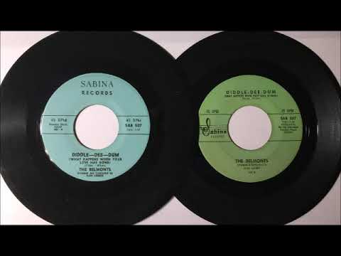 Belmonts - Diddle   Dee   Dum ~ teen doo wop teenage