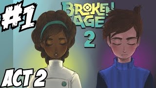 Broken Age Act 2 Walkthrough Part 1 Gameplay Let&#39;s Play Playthrough Review Guide 1080p HD