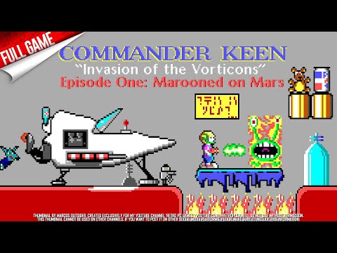 Commander Keen 1: Marooned on Mars [PC Longplay ‧ 1990]
