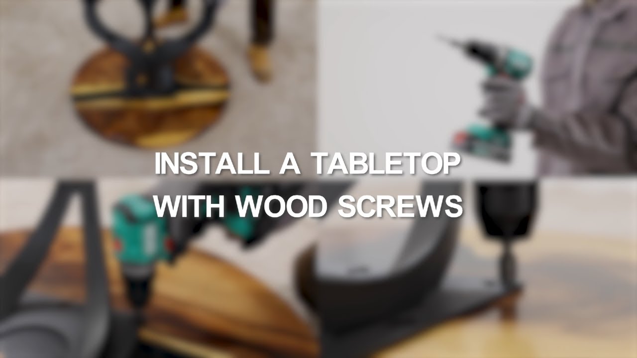 How To Install The Table Top