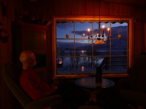 Mørketid og sledekjøring på Hinnøya