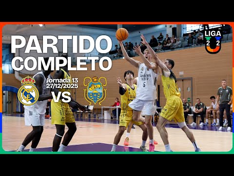 Partido completo: REAL MADRID – FUNDACIÓN CB CANARIAS | Liga U 2025-26 | Grupo A