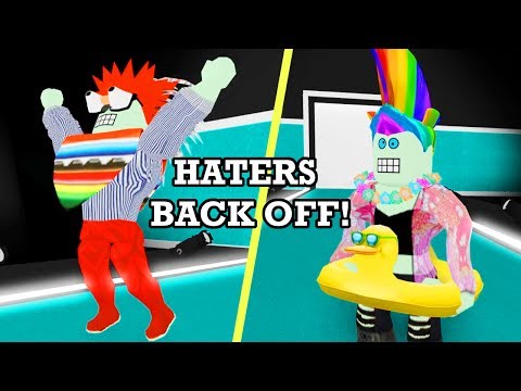 Download Fashion Frenzy In Roblox Haters Back Off - 