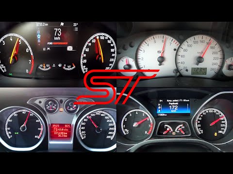 Ford Focus ST - ACCELERATION Battle - (Focus st mk1 vs mk2 vs mk3 vs mk4)