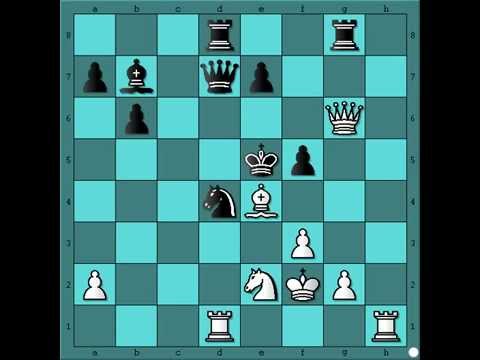 Sahovski problem 21 - beli igra i matira - B.Jobaba vs N.Robson