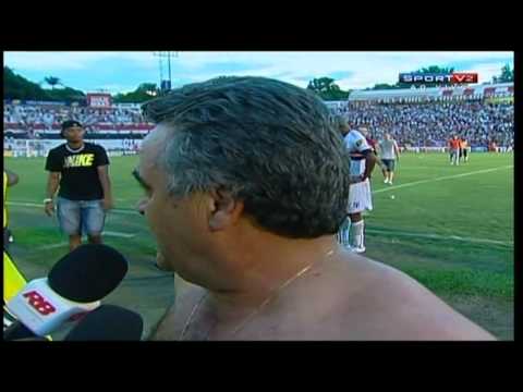 Gol de Clebinho, minutos finais e comemoração da torcida - 15/04/2012