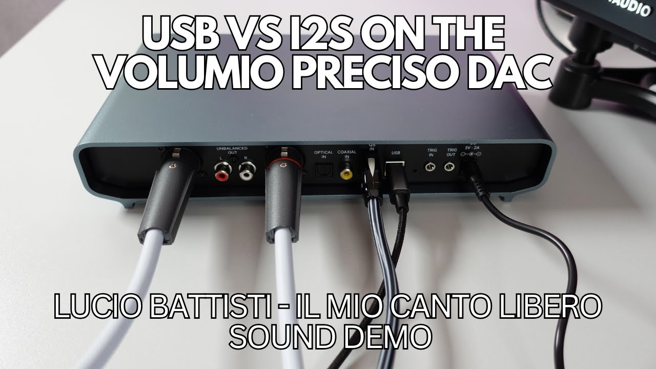 Volumio Preciso DAC | USB vs I2S Comparison with Lucio Battisti – Il mio canto libero (FLAC)