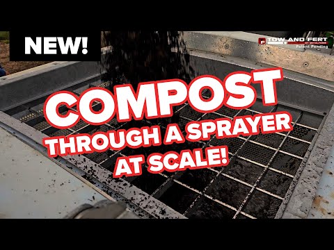 Extracting Compost Directly Inside a Sprayer! Tow and Fert Agricultural Sustainability at Scale