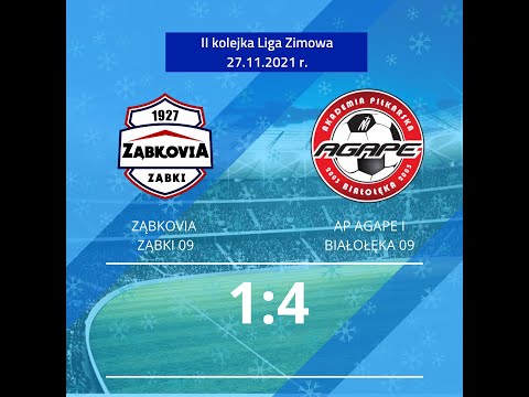 Liga zimowa RSSPORT II kolejka 27.11.2021 Ząbkovia Ząbki - Agape Białołęka