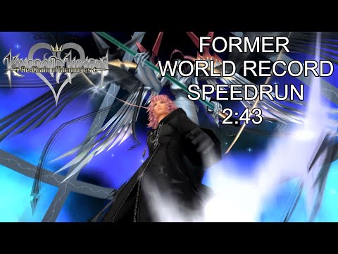 KH RE: COM [Proud Mode] Final Marluxia Speedrun 2:43 [FORMER WORLD RECORD]