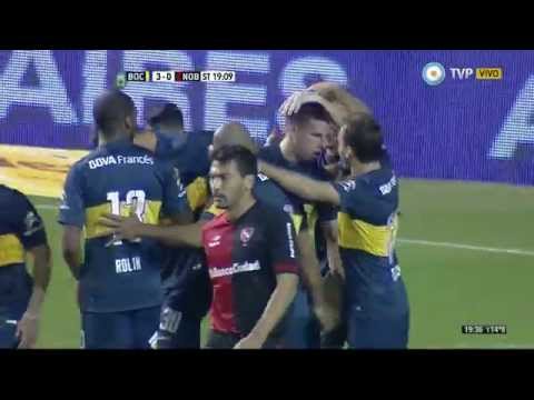 Gol de Calleri. Boca 3 - Newell's 0 | Primera División 2015 - Fecha 15