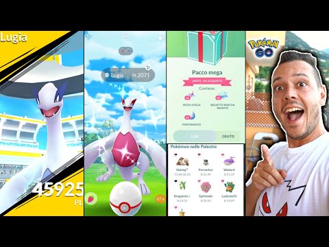 RAID FORTUNATI! CATTURO *SHINY* LUGIA - Pokémon GO ITA