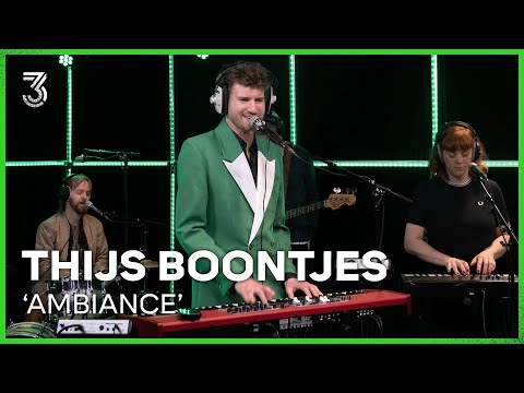 Thijs Boontjes live met 'Ambiance' | 3FM Live Box | NPO 3FM
