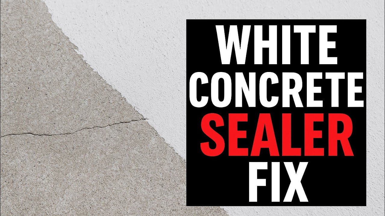 Why is my stained concrete turning white? EN General