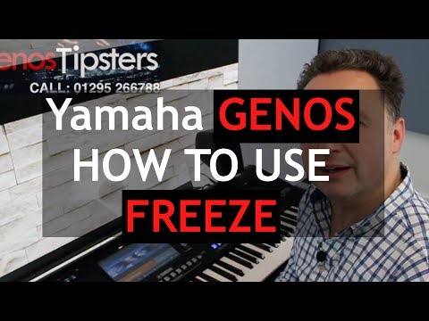 How to use Freeze on Yamaha Genos