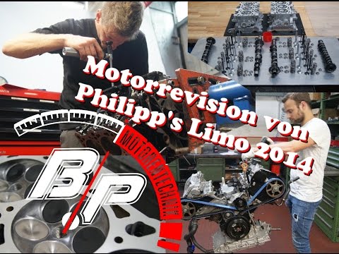 Die Schritte der Motorrevision des RS4 Motors aus der Hannover Hardcore Limo bei BP Motorentechnik