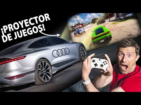 ¡Las nuevas luces de Audi pueden proyectar videojuegos!