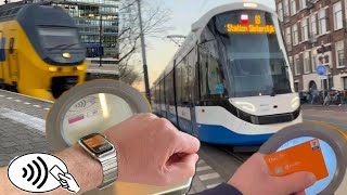 How to use contactless payments on all Public Transport in The Netherlands