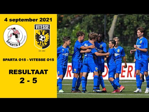 Vitesse O15 begint competitie sterk met uit overwinning bij Sparta