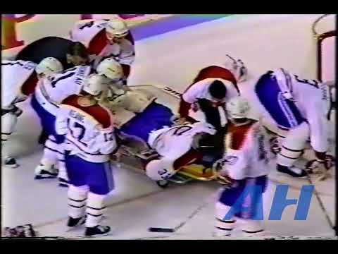 NHL Jan. 27, 1991 Montreal Canadiens v Boston Bruins (R) Donald Dufresne v Graeme Townshend