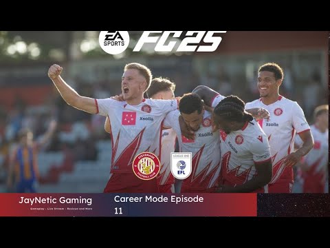 #EASPORTSFC25: #Stevenage FC Career mode - First January signing and FA Cup 3rd round vs #Tottenham