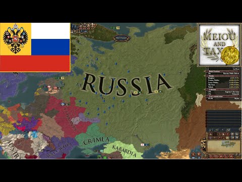 EU4 Meiou and Taxes Muscovy -  Russia/Россия unification timelapse (Part 1)