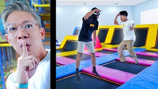 Download lagu SEMBUNYI2AN DI ARENA TRAMPOLIN!! mp3