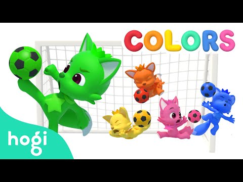Learn Colors with Soccer Balls | Pinkfong & Hogi | Colors for Kids | Learn with Hogi
