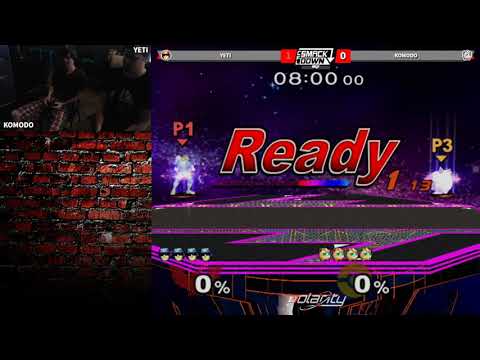 CFL Smackdown 249 Melee - Komodo (Jigglypuff) vs Yeti (Falcon) - WR3