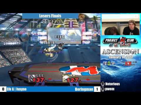“Ascension 1/14/17” – Ivayne (Wolf) v. Boringman (MK) – Losers Finals
