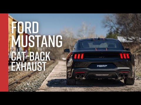 MBRP 2024+ Ford Mustang 5.0L Alum. SS 3in Cat-Back Dual Split Exhaust w/ Quad Tips (Valve Delete)