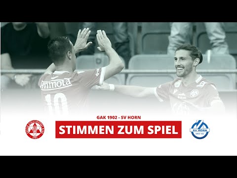 Stimmen zum Spiel: GAK 1902 - SV Horn
