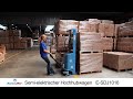 Hanselifter Hochhubwagen E-SDJ1016 Hubhöhe 1600mm Tragkraft 1000kg-youtube_img