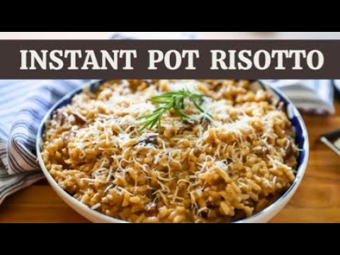 Instant Pot Mushroom Risotto | You Have to Try this One!