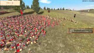 preview picture of video 'Rome Total War - Online battle #2: Macedon vs Julii'