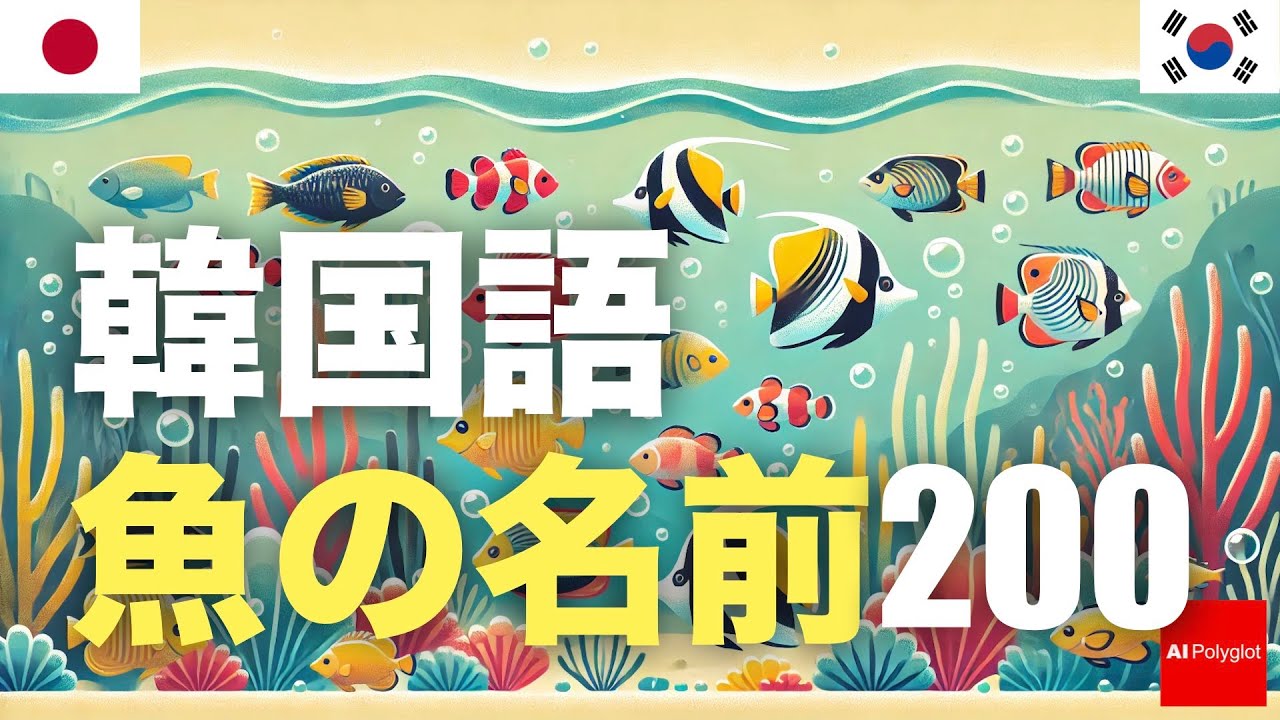韓国語魚の名前200 | 聞き流し episode artwork