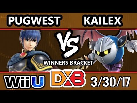 DXB 2017 SSb4 - Pugwest (Marth) Vs. Kailex (Metaknight) Smash 4 Tournament - Smash Wii U