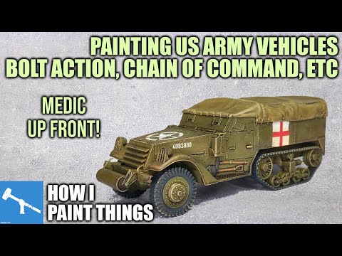 The Arsenal of Democracy - Painting WWII US Army Vehicles [How I Paint Things]